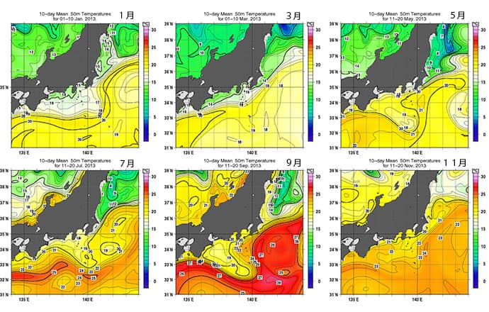 海水温度の変化 なるほど講座 最新情報 8年連続受講生数 千葉県no 1 サーフィンスクール Beach ビーチ